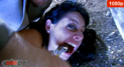 Exorcismo anal de Damaris en el cementerio con Terry Kemaco